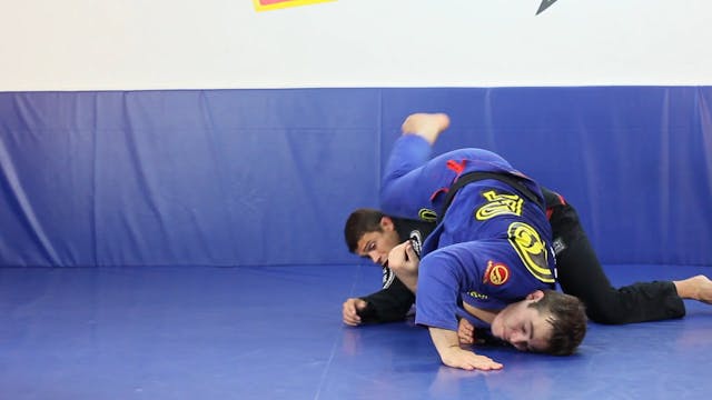 See saw sweep to judo armlock