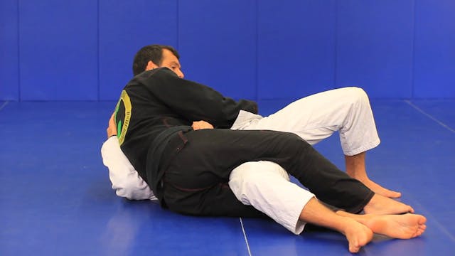 Bridge sweep from half guard