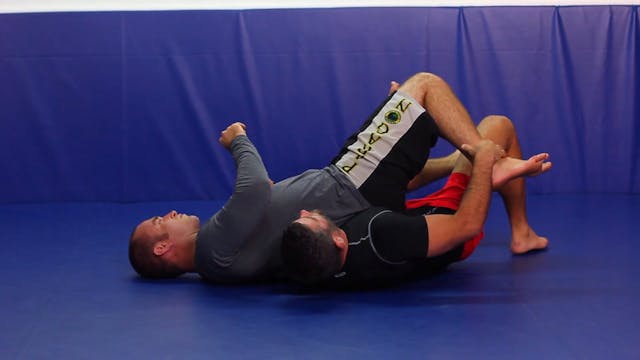 Ankle and wrist control back take