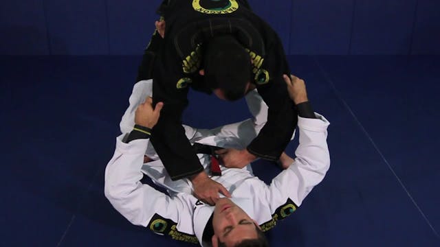 Over head sweep from closed guard