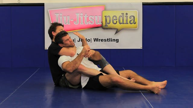 Weird naked choke from back