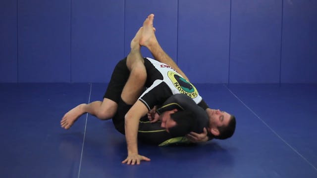 Guillotine defense from closed guard