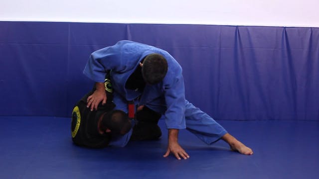 Half guard lapel sweep