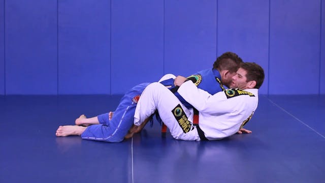 Arm drag to hook sweep from butterfly...