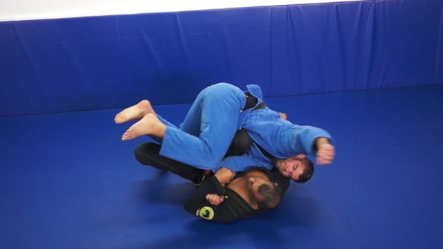 Scissor sweep to arm drag lift sweep