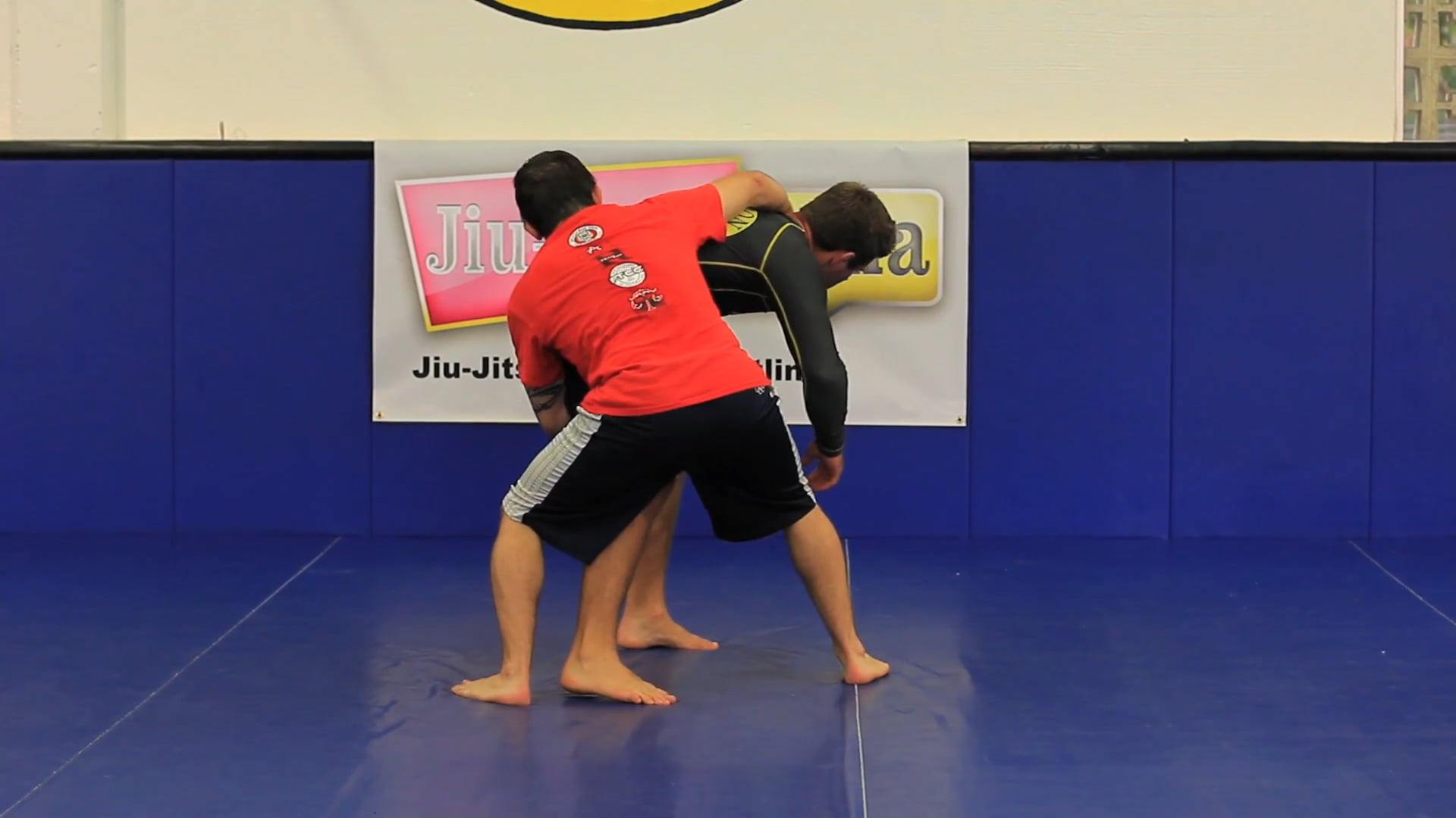 Front headlock to lift wrestling takedown