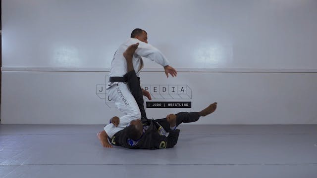 Defending leg scoop in Closed Guard