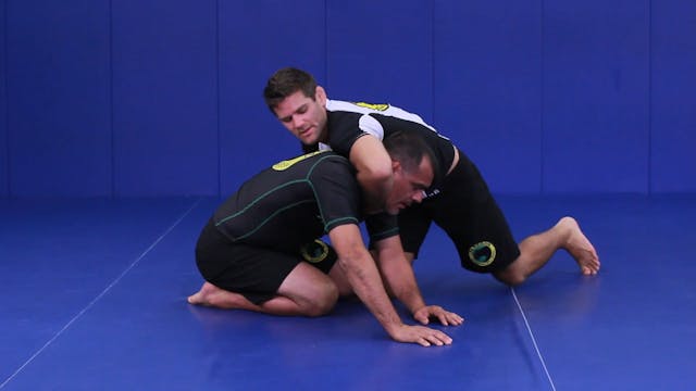 Guillotine from turtle position