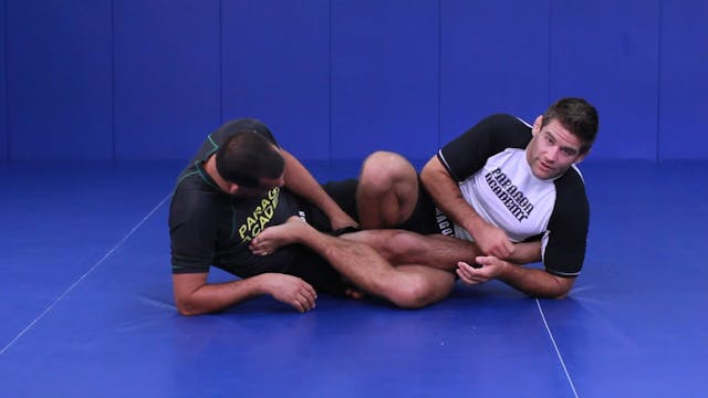 Ankle lock from butterfly setup