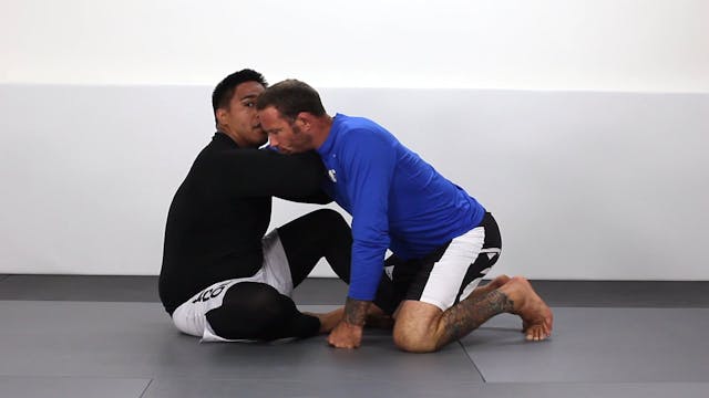 Hook sweep on weak side using gable g...