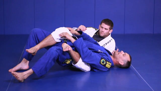 Fundamental back escape in jiu jitsu