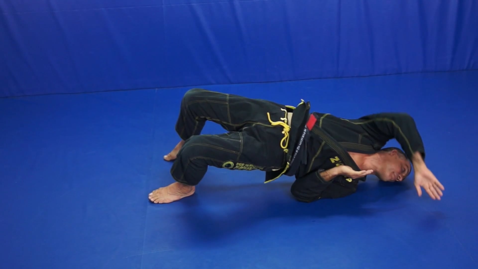 Hip escape and bridge drill