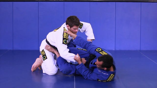 Scissor sweep from spider guard