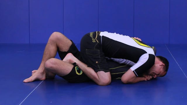 Arm triangle from the half guard