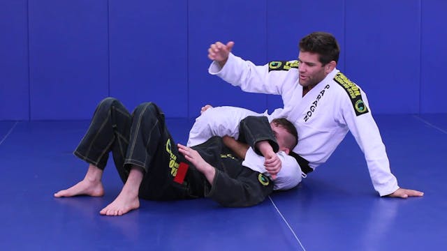 Triangle from back position in BJJ