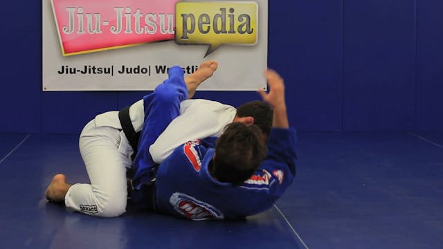 Cross choke variation from closed guard