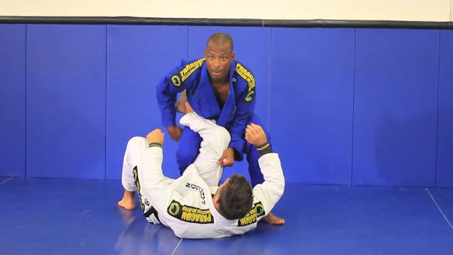 Leg drag pass to ankle lock in BJJ