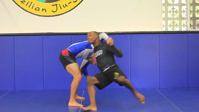 Front headlock toss in wrestling