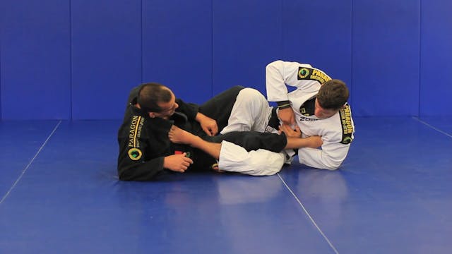 Straight ankle lock