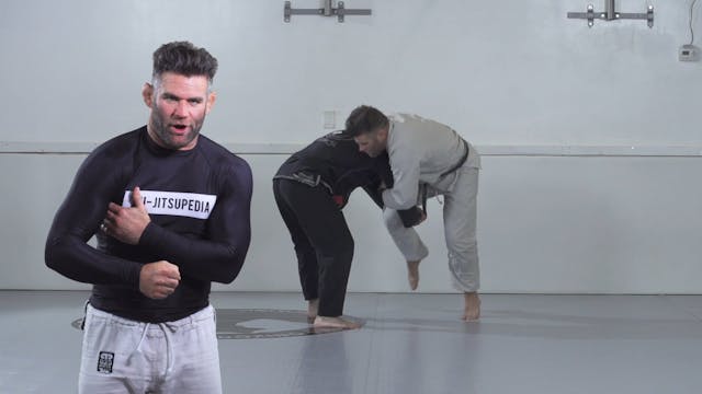 Countering Single Leg with Loop Choke