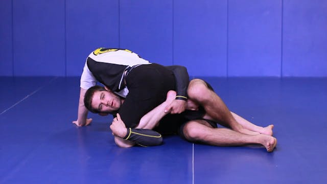 Half guard sweep combo