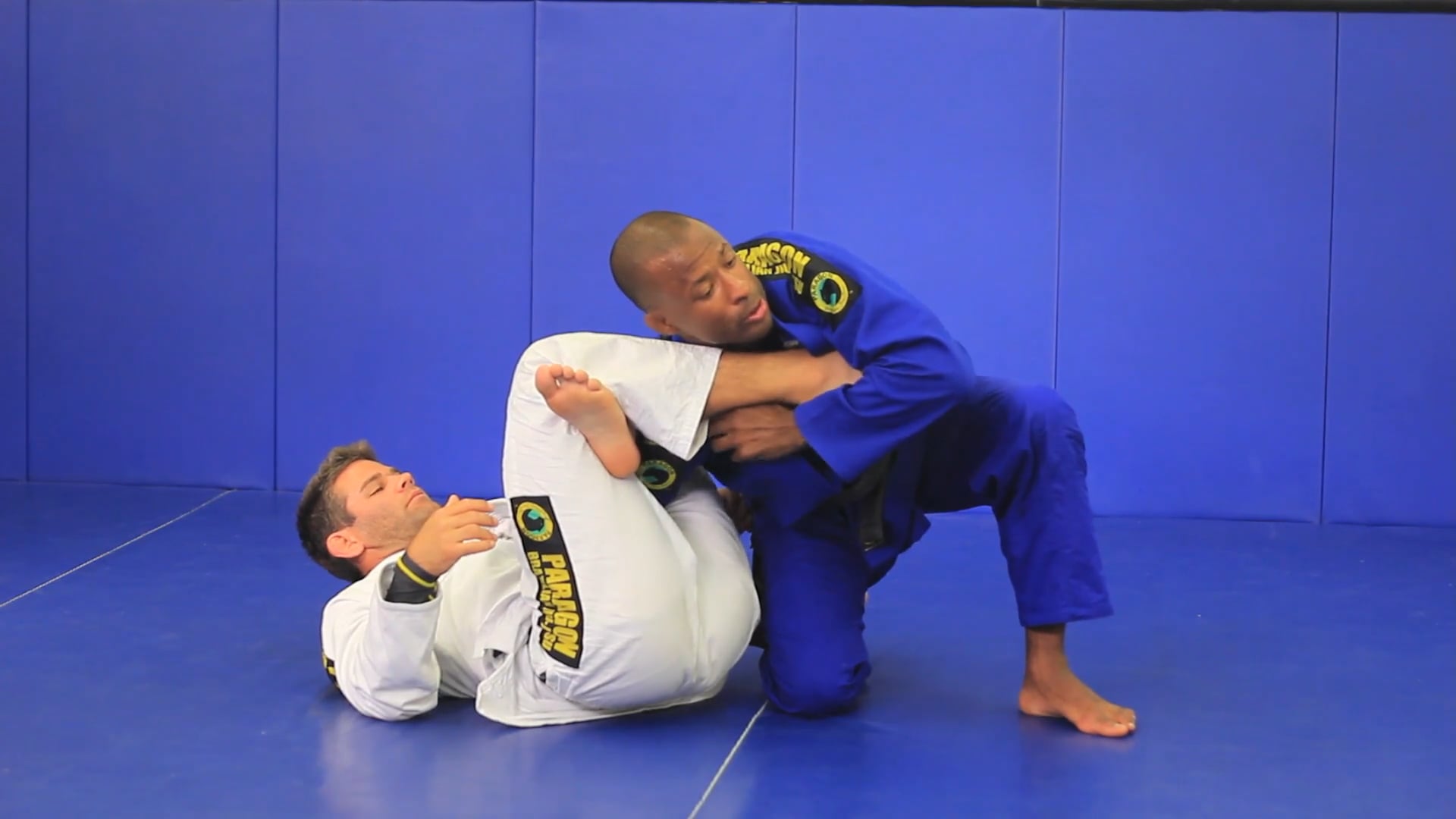 Ankle lock counter to omoplata in jiu jitsu