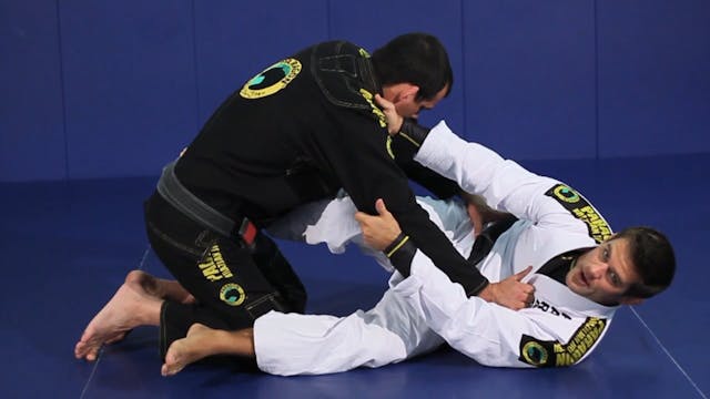 Scissor sweep from closed guard