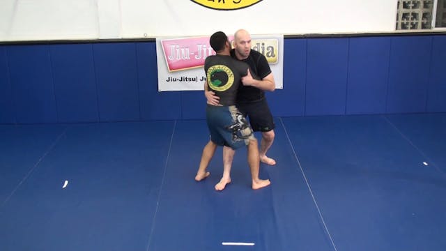 Dirty greco inside leg trip