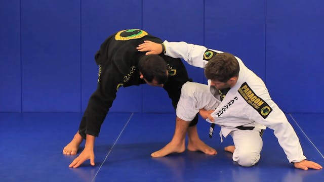 DLR ( De La Riva) basic stand up sweep