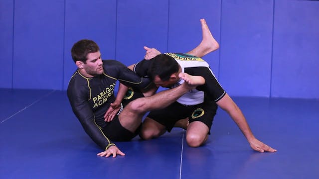 Knee shield transition to triangle ch...