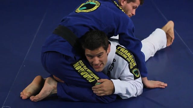 Cross side escape to double leg reversal