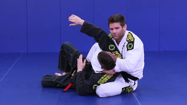 Ezekiel choke from the back position