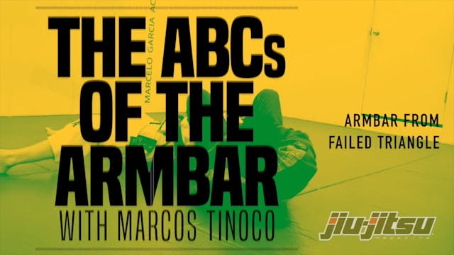 Armbar From Failed Triangle - Marcus ...