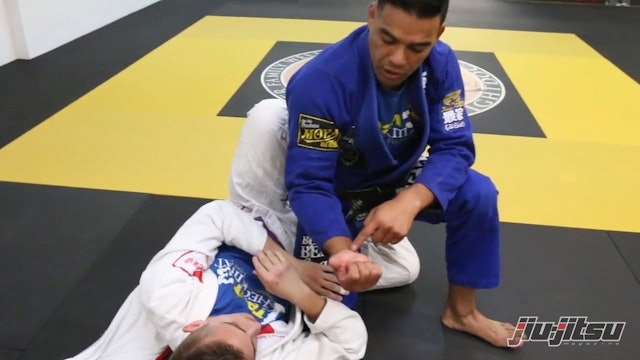 No Pass Choke- When Blocked By A Knee Shield - Sergio Machado