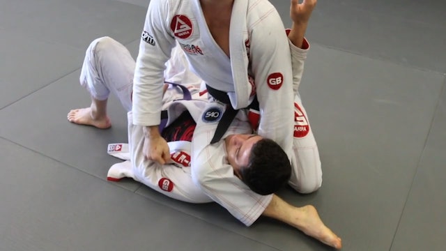 AJ Knee-on-Belly To Triangle