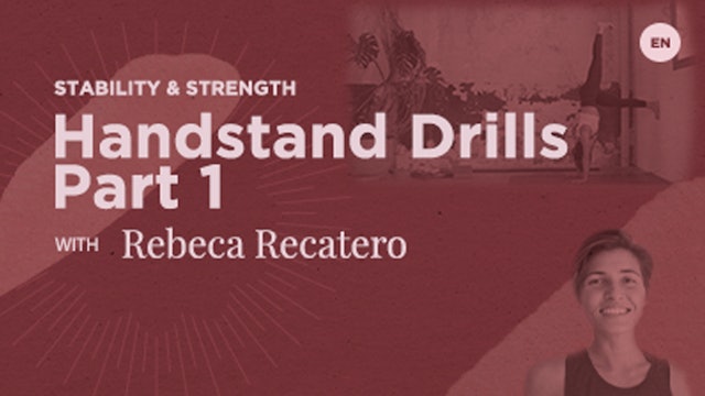 30m Tutorial - Handstands Drills, Pt 1 - Rebeca Recatero 