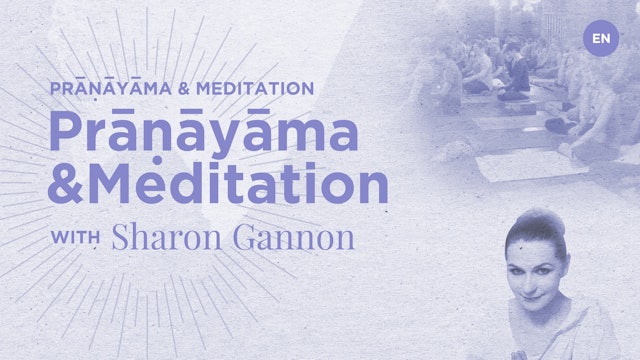 30m Pranayama & Meditation - Sharon Gannon