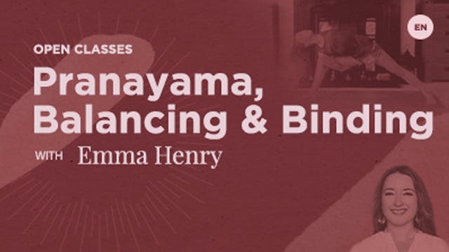 Open Class - Pranayama and Balance wi...