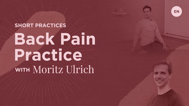 15min Back Pain Practice - Moritz Ulrich (in English)