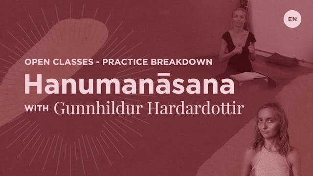 10m Practice Breakdown 'Hanumanasana' - Gunnhildur Hardardottir