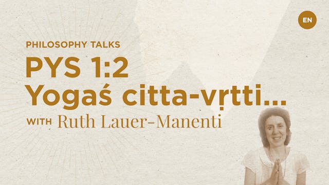 [Live] 50m Philosophy Talk [PYS 1.2] - Ruth Lauer-Manenti