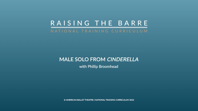 Male solo from Frederick Ashton's CIN...