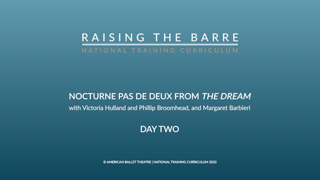 Nocturne Pas De Deux from THE DREAM (...