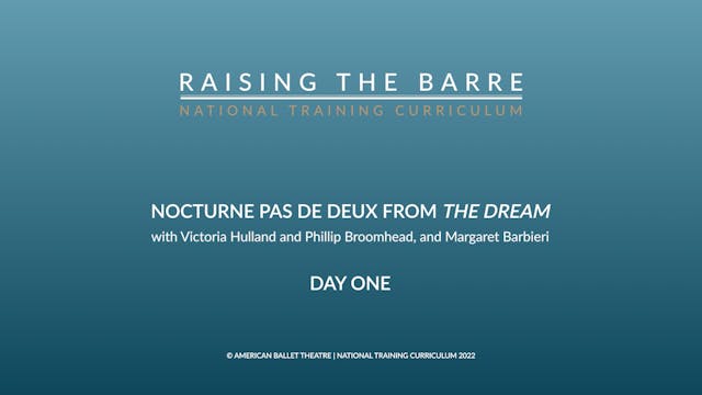 Nocturne Pas De Deux from THE DREAM (...