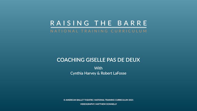 Coaching GISELLE Pas de Deux