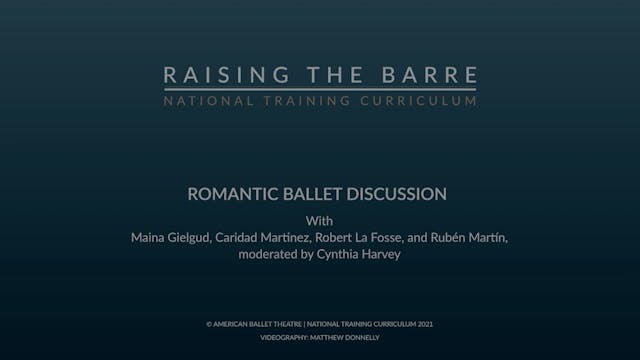 Romantic Ballet Discussion