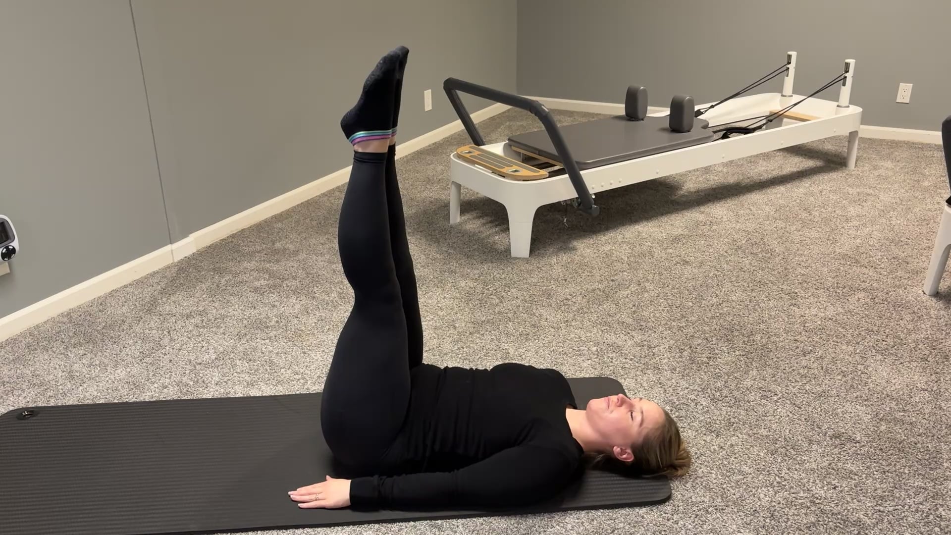 Scissor -Series of 5 core work -(10 repetitions alternating each rep)