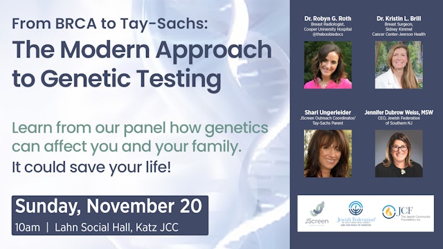 From BRCA to Tay-Sachs: The Modern Approach to Genetic Testing