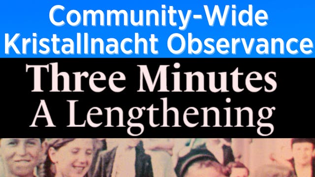 Kristallnacht Community Wide Observan...