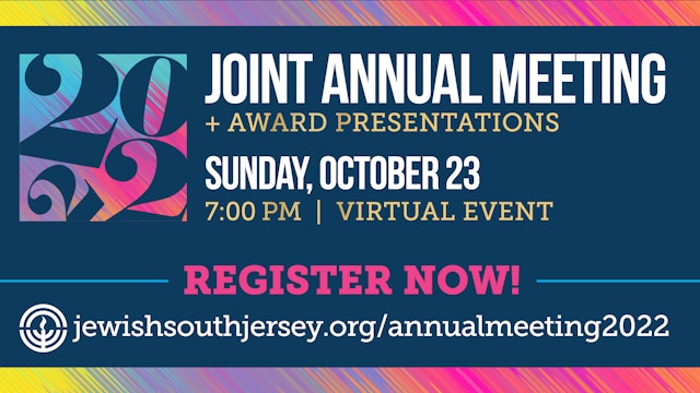 2022 Joint Annual Meeting & Award Presentations